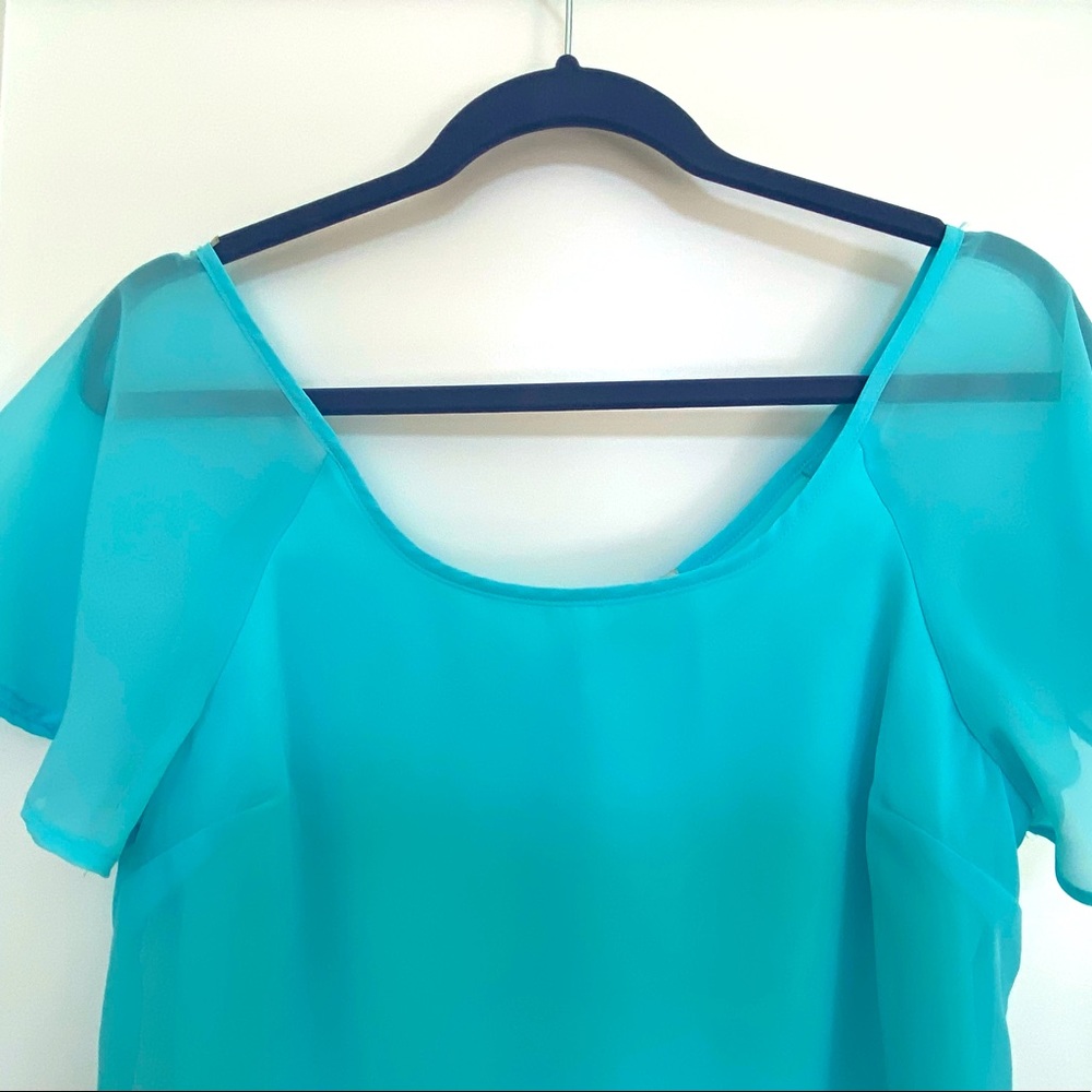 Charlotte Russe Elegant Short Sleeve Dress - Picture 3 of 4